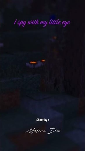 I spy with my little eye #minecraft #minecraftbedrokedition #gaming