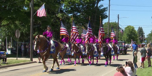 ‘World’s Largest Flag Day Parade’ held for 72nd year in Three Oaks