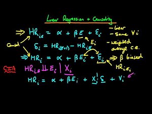 Linear regression and causality