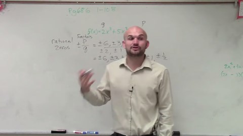Determine all of the possible rational zeros of a polynomial