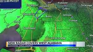 A new weather radar will provide increased weather coverage in areas like Hale and Greene Counties, which are currently within a low-level coverage gap. Read more: https://bit.ly/48gmoMu Watch the CBS 42 News 5, weeknights from 5 to 5:30 p.m. | CBS 42 | Facebook