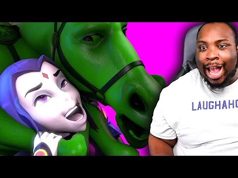 Beast Boy turns into a Horse...