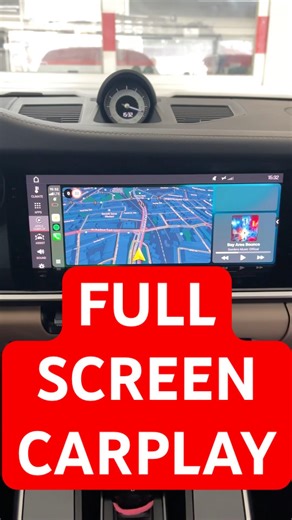 Porsche Full Screen CarPlay Upgrade Coding | #porsche #shorts #shortsvideo #luxury #coding #code