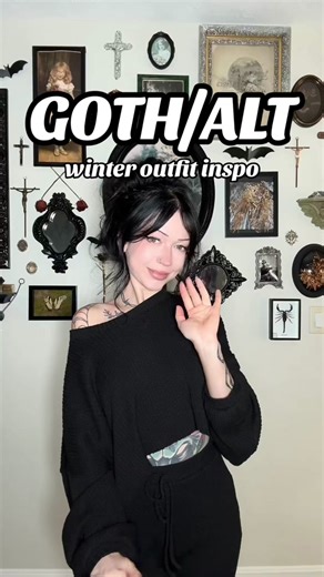 Winter Goth Outfit Ideas for Cold Weather Styling