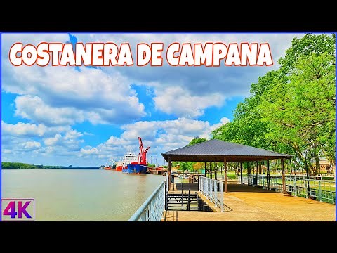 【4K】Recorriendo La NUEVA COSTANERA de CAMPANA | [Tour Prov. de Buenos Aires - ARGENTINA].