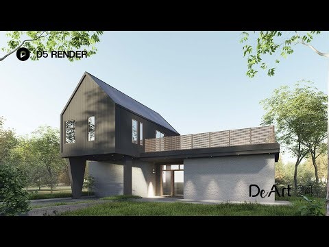 How I Created This Photorealistic House Exterior in D5 Render | Full Tutorial