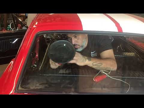 1966 Mustang Back Windshield Installation