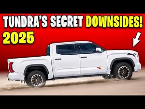 2025 Toyota Tundra - An Honest Assessment of Its Pros and Cons!