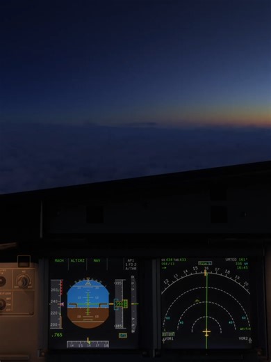 A319 enroute towards Kiruna Airport #microsoftflightsimulator2024 #a319 #sweden #pilotsunset #flypuffin