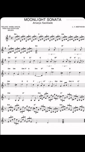 59K views · 355 reactions | Moonlight sonata #sheetmusic #musicsheet #musicnotes #pianist #pianoplayer #pianomusic #musicscore | Kchub | Facebook