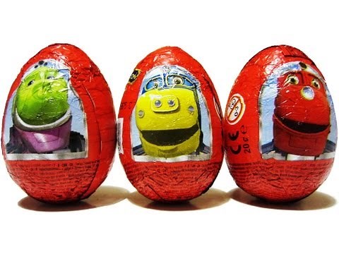 3 Chuggington Surprise Eggs Kinder Surprise like Zaini Chocolate Surprise Eggs Unboxing Cool Toys