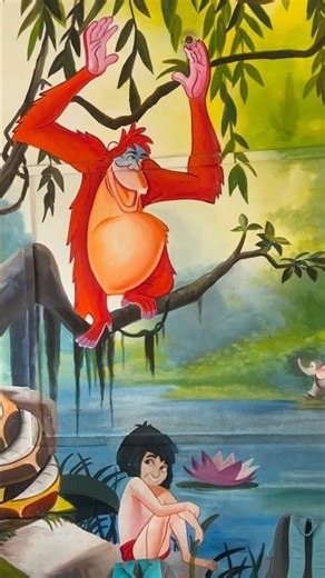 The Jungle book Painting || ‪@Prasanna_artist‬ || #art #painting #thejunglebook #disney #shorts