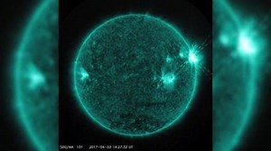 AMAZING! NASA captured these photos of three solar flares this week. http://8.wfla.com/2n7sLiy | WFLA News Channel 8