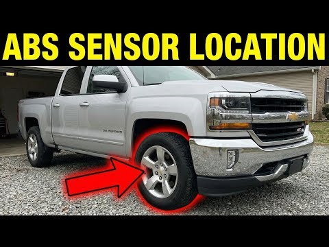 Where Is Abs Sensor On 2018 Chevy Silverado