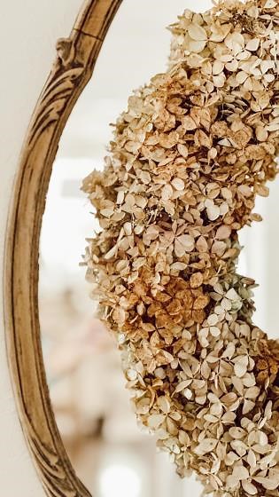 From Dried Flowers to Stunning DIY Hydrangea Wreath