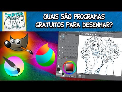 Quais são os PROGRAMAS GRATUITOS para DESENHAR ?| Sketch Crás