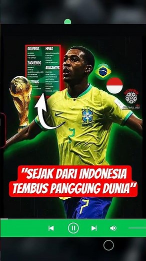 SHINED IN INDONESIA! THIS BRAZILIAN WONDERKID IS FINALLY HEADING TO THE 2026 WORLD CUP