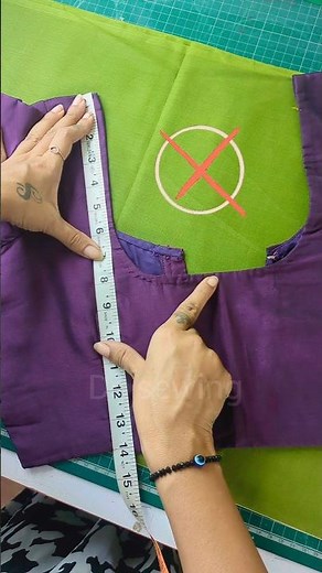 back neck Deep measurement technique sewing tricks and tips for beginners #fashion #reels #tailoring