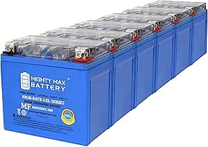 Mighty Max Battery YTX5L-BSGEL 12V 4AH Replacement Battery compatible with Duromax 4400 4400XE Generator - 6 Pack