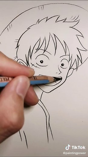 Easy Simple Luffy Drawing Tutorial
