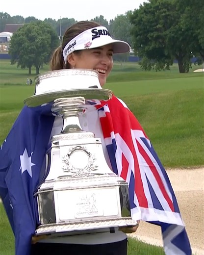 Everyone loves going down memory lane. 😊 Hannah Green put her name on the map with her first career victory at the 2019 KPMG Women's PGA Championship. | KPMG Women's PGA Championship