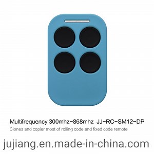 [Hot Item] Factory Universal Copy Code Garage Door Opener RF Remote Controller Duplicator with 433MHz Jj-CRC-Sm12-Dp