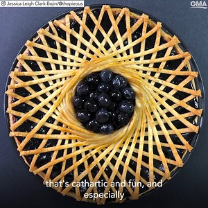 18K views · 59 reactions | This artist's "pie"-traits are baked to perfection! 不 gma.abc/3oxdTGa | Good Morning America | Facebook