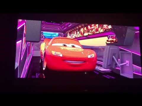 Cars Lightning McQueen talks with Harv & Mack