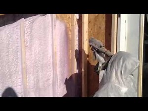 Isolation au Polyurethane giclé