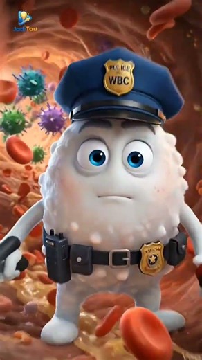 PERANG DI DALAM TUBUH! T-Cell vs Virus Flu 🦠 #JadiTau #virus #kesehatan #shortvideo #biology #pilek