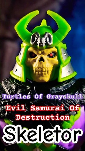 🫵 ☠️ (SKELETOR) | (EVIL SAMURAI OF DESTRUCTION) | MATTEL | TURTLES OF GRAYSKULL