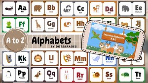 ABC Animal Alphabet Cards | Printable Preschool & Kindergarten Learning Flashcards - Etsy