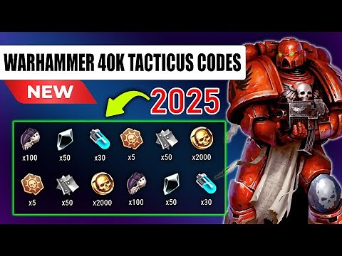 TACTICUS CODES JANUARY 2025 | WARHAMMER 40K TACTICUS CODES