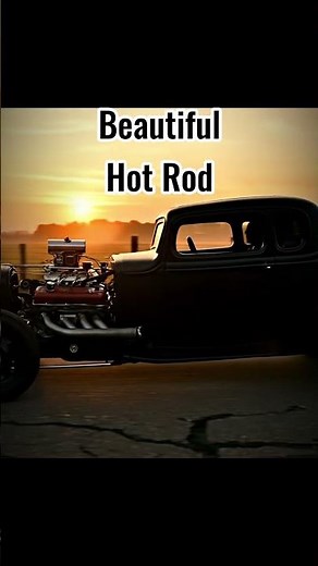 Chopped Model A Hot Rod Idling by at Dawn #ClassicHotRod #V8Power