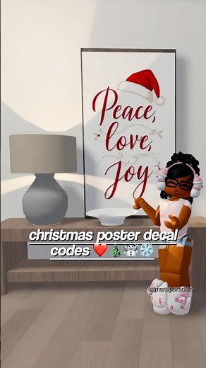 Roblox christmas decal codes for berry avenue and bloxburg #roblox #shortsviral #berryave #bloxburg