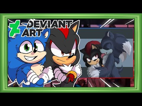 Movie Sonic & Shadow Visit Deviant Art - WEREHOG LOVE?!?