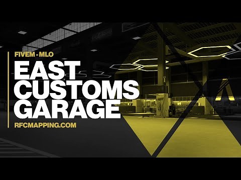 FiveM MLO - East Customs Garage (Car Workshop, Tuner Shop)