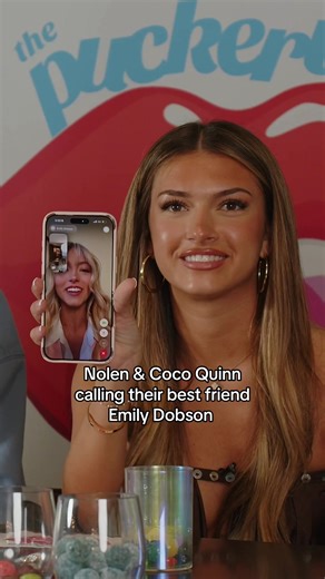 we love this trio!!!!! #puckerupwithjoelylive #cocoquinn #nolendubuc #emilydobson #bestfriends @Coco Quinn @Nolen Dubuc @Emily Dobson