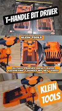 Klein Tools ProFlex Ratcheting T-Handle Impacted Rated Bit Driver Short ‪@KleinToolsVideo‬