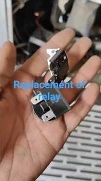 Blue Star deep fridge replacement of relay
