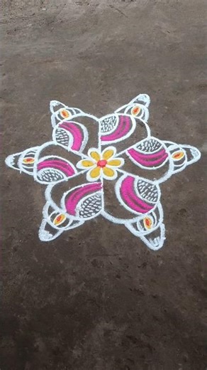 puratachi madha Kolangal simple kolam