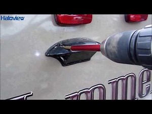 How to install Haloview digital backup camera on RV trailer or truck