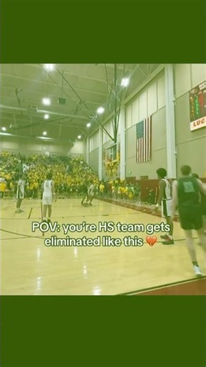 試合終了の瞬間、スタジアムが静まり返った #basketball #highschool #sports