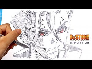 [Dr.STONE 4th season] Easy drawing instructions for Senku Ishigami