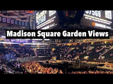 Madison Square Garden View from Seats - Section 109 & Section 210 Harry Styles Love On Tour New York