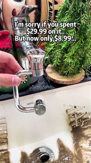 DIY Faucet Transformation in Seconds 🔧🔧#HomeHacks #quickupgrade #fyp #tiktokshop #tool