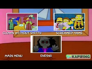 The Simpsons Treehouse Of Horror YTP Collab II DVD Menu
