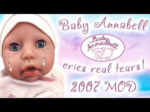 Baby Annabell (2007) cries real tears!