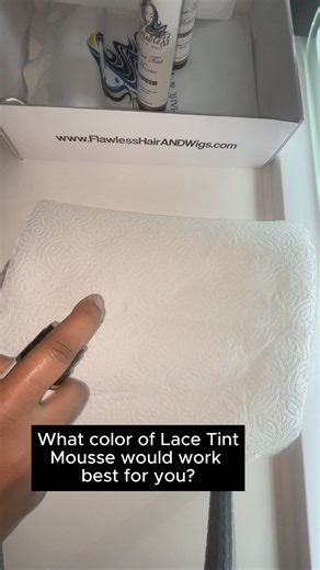 4.3K views · 27 reactions | Lace Tint Mousse from Flawless HairAndWigs. com ❤️ #wigs #frontalwigs #lacetint #mousse #mua | Call Me Tae & Dontae Muse Cosmetics | Facebook