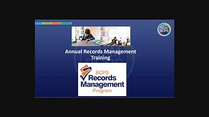 Annual Records Management Training